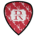 Crawfish Iron on Shield Patch A w/ Name and Initial