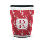 Crawfish Ceramic Shot Glass - 1.5 oz - Two Tone - Set of 4 (Personalized)