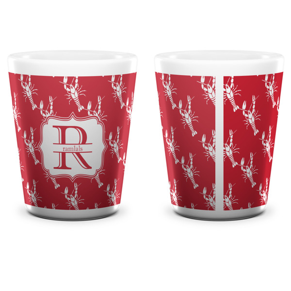 Crawfish Shot Glass - White - APPROVAL