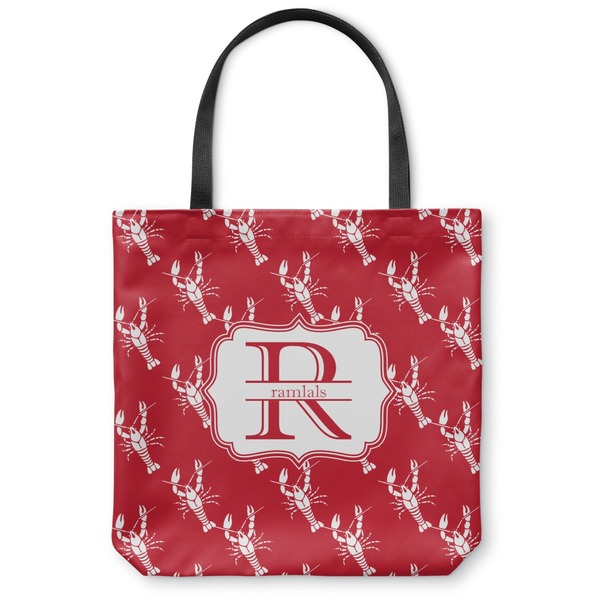Custom Crawfish Canvas Tote Bag - Small - 13"x13" (Personalized)
