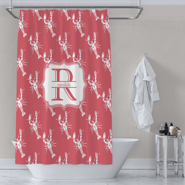 Crawfish Shower Curtain Lifestyle