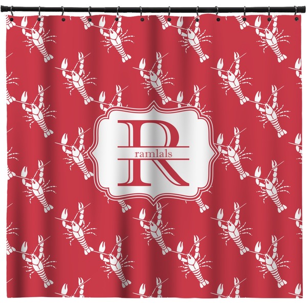 Custom Crawfish Shower Curtain - 71" x 74" (Personalized)