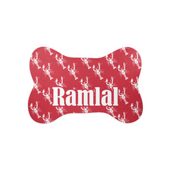 Crawfish Bone Shaped Dog Food Mat (Small) (Personalized)