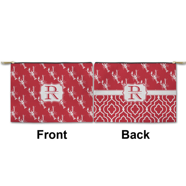 Crawfish Small Zipper Pouch Approval (Front and Back)