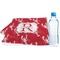 Crawfish Sports Towel Folded with Water Bottle