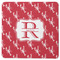 Crawfish Square Rubber Backed Coaster (Personalized)
