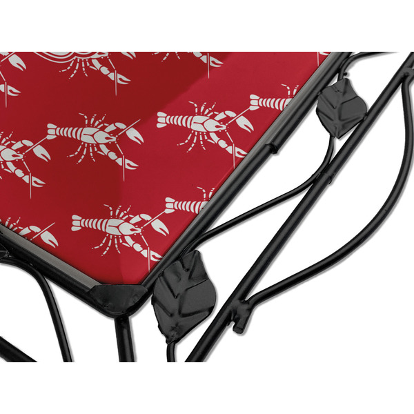 Crawfish Square Trivet - Detail