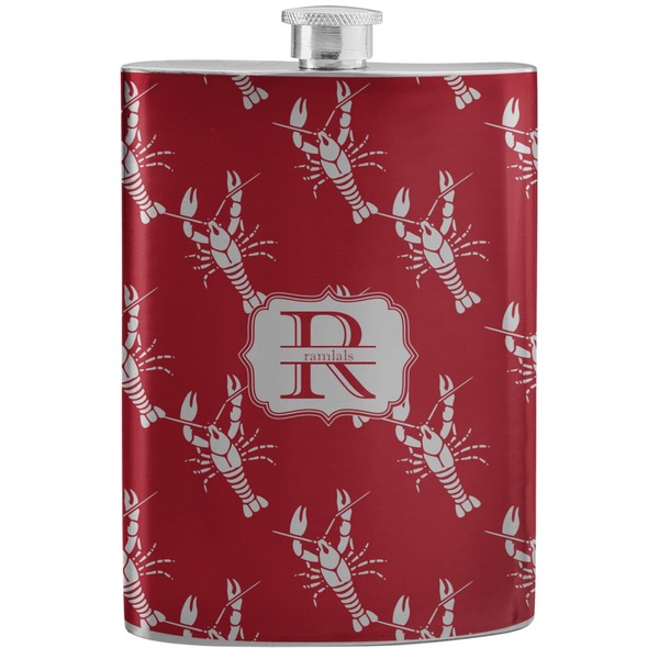 Custom Crawfish Stainless Steel Flask (Personalized)