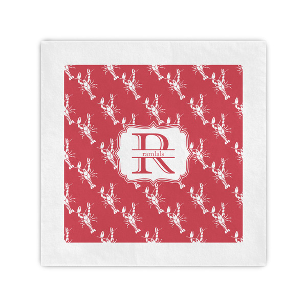 Custom Crawfish Cocktail Napkins (Personalized)