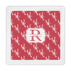 Crawfish Standard Decorative Napkins (Personalized)