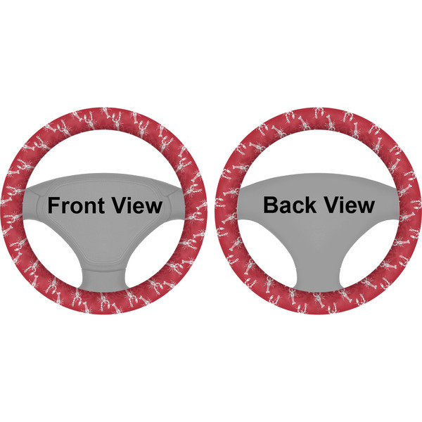 Crawfish Steering Wheel Cover- Front and Back