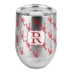 Crawfish Stemless Wine Tumbler - Full Print (Personalized)