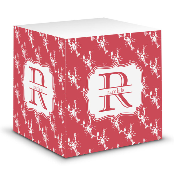 Custom Crawfish Sticky Note Cube (Personalized)