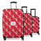 Crawfish 3 Piece Luggage Set - 20" Carry On, 24" Medium Checked, 28" Large Checked (Personalized)