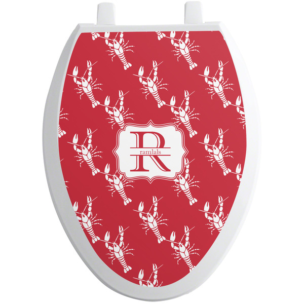 Crawfish Toilet Seat Decal (Personalized)