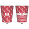 Crawfish Trash Can White - Front and Back - Apvl