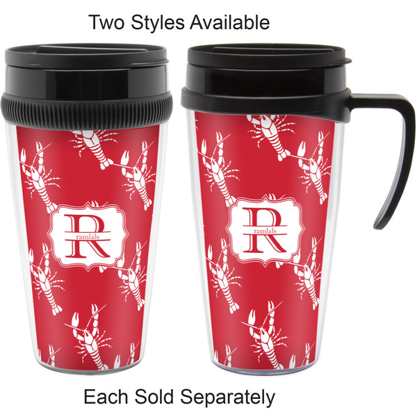Crawfish Travel Mugs - with & without Handle