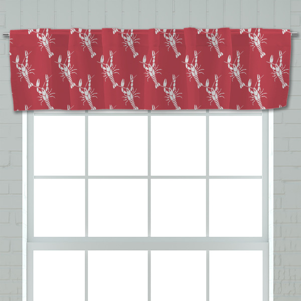 Crawfish Valance - Closeup on window