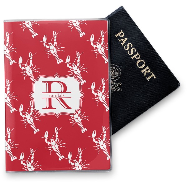 Custom Crawfish Vinyl Passport Holder (Personalized)