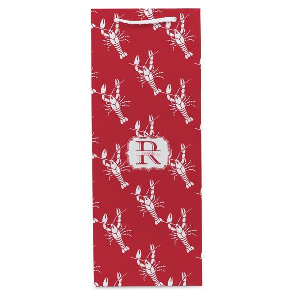 Crawfish Wine Gift Bag - Gloss - Front