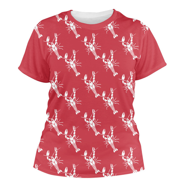 Custom Crawfish Women's Crew T-Shirt - 2X Large