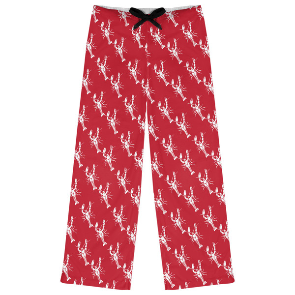 Custom Crawfish Womens Pajama Pants - L