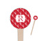 Crawfish 4" Round Wooden Food Picks - Single Sided (Personalized)