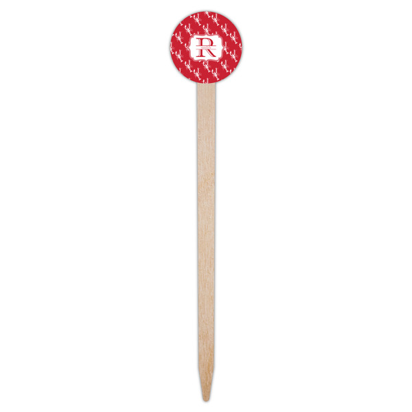 Crawfish Wooden 6" Food Pick - Round - Single Pick