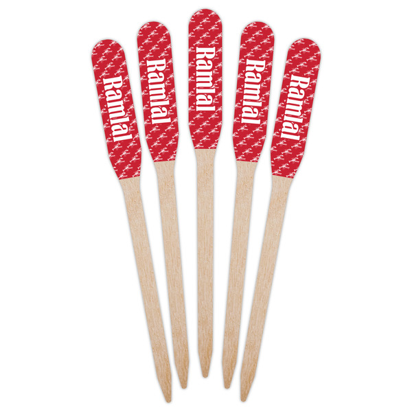 Crawfish Wooden Food Pick - Paddle - Fan View