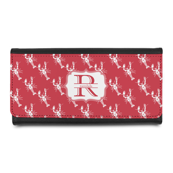 Custom Crawfish Leatherette Ladies Wallet (Personalized)