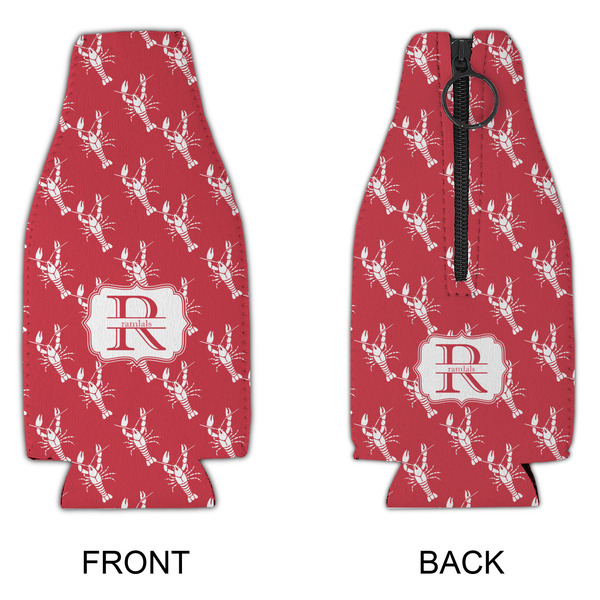 Crawfish Zipper Bottle Cooler - APPROVAL