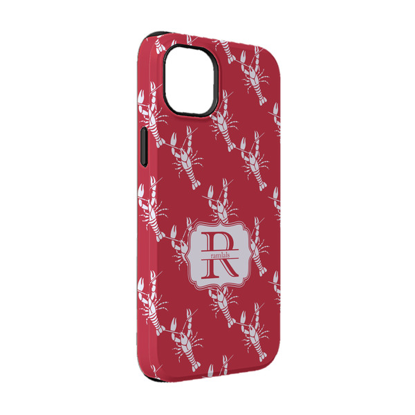 Custom Crawfish iPhone Case - Rubber Lined - iPhone 14 Pro (Personalized)