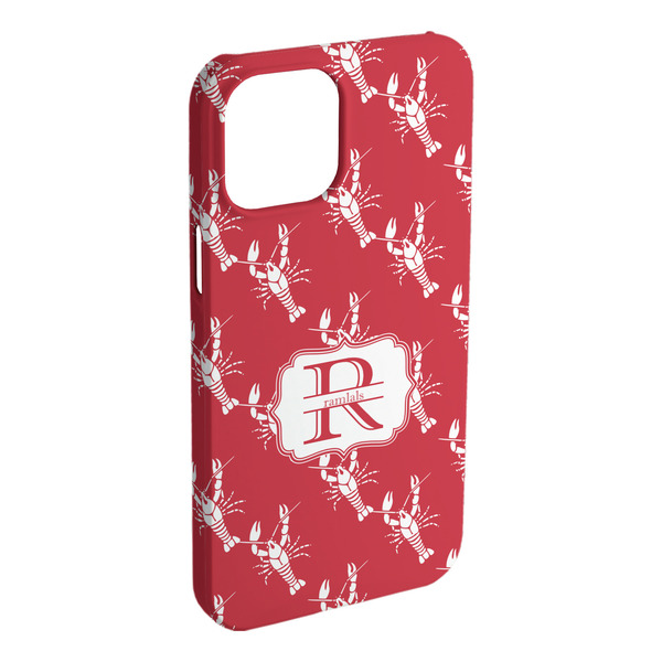 Custom Crawfish iPhone Case - Plastic - iPhone 15 Plus (Personalized)