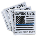 Blue Line Police 3-Ring Binder (Personalized)