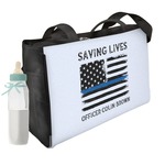 Blue Line Police Diaper Bag w/ Name or Text