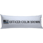 Blue Line Police Body Pillow Case (Personalized)