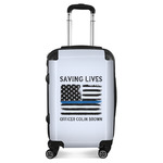 Blue Line Police Suitcase (Personalized)
