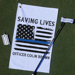 Blue Line Police Golf Towel Gift Set (Personalized)