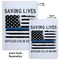 Blue Line Police Hard Cover Journal - Compare