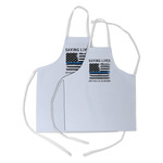 Blue Line Police Kid's Apron w/ Name or Text