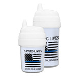 Blue Line Police Sippy Cup (Personalized)