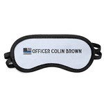 Blue Line Police Sleeping Eye Mask - Small (Personalized)