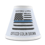 Blue Line Police Chandelier Lamp Shade (Personalized)