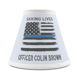 Blue Line Police Chandelier Lamp Shade (Personalized)