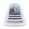 Blue Line Police Small Chandelier Lamp - FRONT