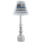 Blue Line Police Small Chandelier Lamp - LIFESTYLE (on candle stick)