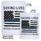 Blue Line Police Soft Cover Journal - Compare