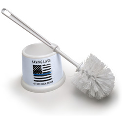 Blue Line Police Toilet Brush (Personalized)