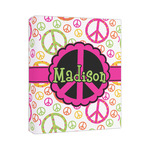 Peace Sign Canvas Print - 11x14 (Personalized)