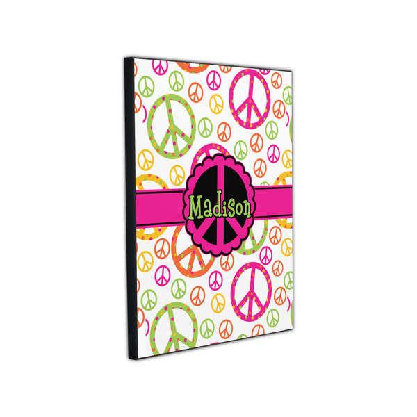 Peace Sign 11x14 Wood Print - Angle View